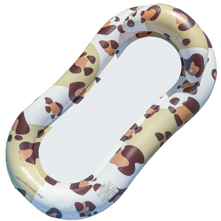 Tumbona de piscina para adultos | Relajarse con respaldo | Sillón de relax hinchable para adultos | para baño de playa, lago, orilla de piscina, río, mujer, hombre, amigos, familia, compañeros