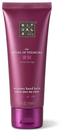 Rituals The Ritual of Yozakura Recovery Hand Balm, Schwarzer Reis & Yoshino-Kirsche, 70 ml, Mikrobiom-freundlich