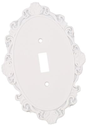 Folpus Placa de pared para interruptor de luz, resistente, estilo rústico antiguo, para decoración de dormitorio, Style C
