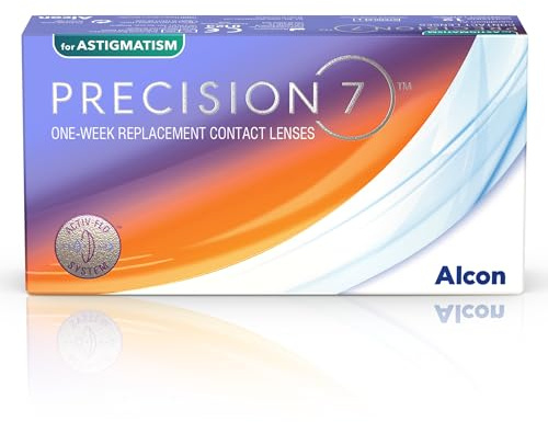 PRECISION7 Toric lentes semanales | 12 uds | cil 1.25 | eje 30 | -2.75 dpt