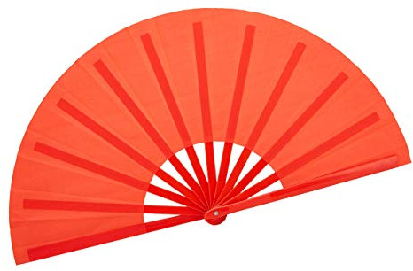 HONSHEN Ventilateur pliant Rouge Dance Fan Red