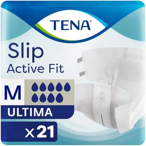 TENA Inkontinenzeinlagen Active Fit Ultima Medium, 3 Packungen mit je 21 Stück