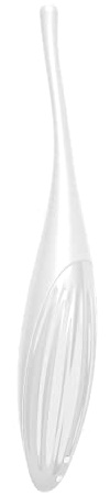 Satisfyer Twirling Joy App Vibrator Weiß | Hautfreundliches Silikon | Sex-Spielzeug mit App Steuerung & Wasserdicht (IPX7) | Stimulationsspitze mit Power-Motor | Erotik