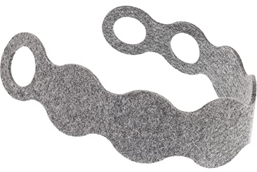 WAGNER Türklinkenhalter/Fensterhalter/Torhalter - 50 x 410 cm, anpassbar, aus hochwertigem Filz Material, schützt Türen und Fenster vor dem Zuschlagen und Zufallen - 15301901