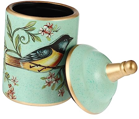 BESTonZON Pot De Rangement Pour Thé Et Bonbons Avec Couvercle Et Fond Antidérapant Pour Cuisine Ou Salon