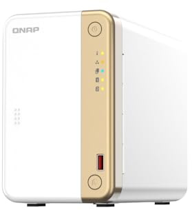 Qnap TS-262 Turbo Station NAS (procesador Intel® Celeron® N4505 de 2 núcleos/2 hilos, Turbo hasta 2,9 GHz, 4 GB de RAM, 1 puerto LAN RJ-45 de 2,5 GbE) paquete de 8 TB con 2 x 4TB Seagate IronWolf