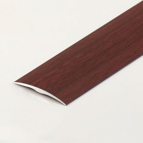 RTVGNSZSJL Cuttable Edging Trim Strip, Self-Adhesive Carpet/Floor Transition Strip For Gap, Aluminum Doorway Threshold Strip For Wood/Tile/Laminate/Vinyl (White Maple)(Red,130cm/4ft)