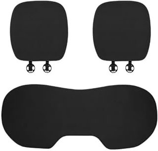 NBHGFF Couvre Siege Voiture Coussin De pour Siège Avant Et Arrière De Voiture Accessoires pour Réservoir Mural Idéal 300 500 2022 2023 Siege Voiture(-02-3 Seat Black)