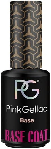 Pink Gellac Base Coat für UV Nagellack - Base Gel für Gel Nagellack UV 8 ml - Einfache Anwendung Nail Polish für 14 Tage Salonqualität - Veganer Gellack Made in Holland