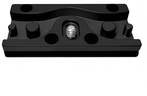 Camera Tether Cable Clamp Block Curve Tether with Arca Quick Release Plate Protector Tools for Camera SLR DSLR Tripod Ball Head