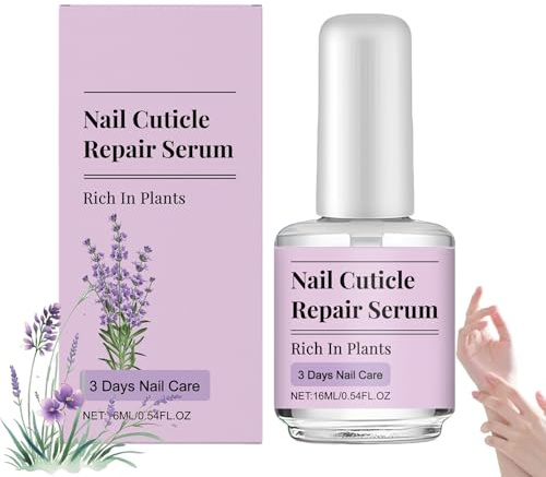 Kit De Soin Des Ongles 3 Jours à Kératine Aux Acides Aminés, 16 ml Vernis Durcisseur Ongle Extra Fort, 2 ml Stylo Repousse-Cuticules à L'huile, 3 Days Nail Care, Pour Soin De Manucure (1*Serum)
