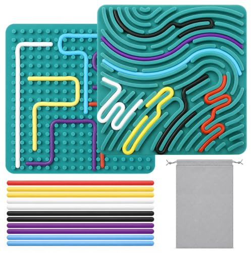 Sunviva Montessori Sensorik Spielzeug Activity Board mit 11 Zählstangen