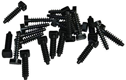Einschlaghalter Sockel zum Einschlagen schwarz Kabelbinder Halter Befestigungsdübel (schwarz - 50 Stück)