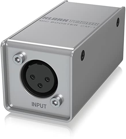 Klark Teknik MIC BOOSTER CM-1 Amplificador de micrófono dinámico con preamplificador de