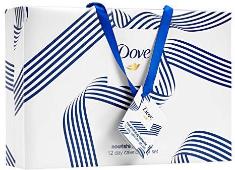 Dove Nourishing Beauty 12 Day Countdown Advent Calendar 2020, Body & Skin Care Present, Moisturising Shower Gel & Nourishing Body Cream Gift For Women, Girls, Mum & Teens
