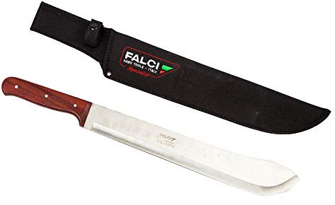 PEBSHOP Machete Lama in Acciaio Lucido CM 36