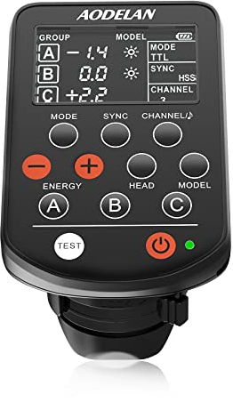 AODELAN TTL Wireless Flash Trigger for Canon Cameras, Support 1/8000s HSS Function; Replace Air Remote TTL-C
