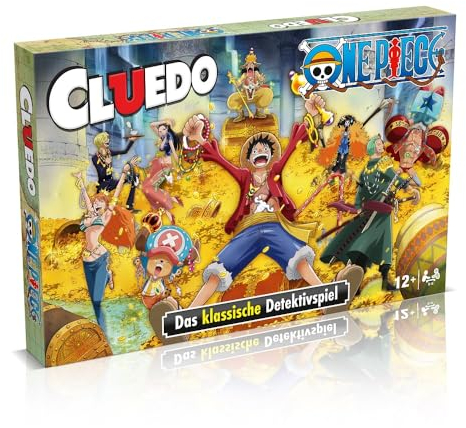 Winning Moves Cluedo One Piece Edition - Cluedo Spiel Detektiv Krimi Spiel One Piece Brettspiel - 2+ Jahren 12+ Jahren - Deutsch
