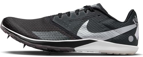 Nike Rival XC 6 Cross-Country-Spikes, Picos Hombre, Black Metallic Silver Dk Smoke Grey, 46 EU