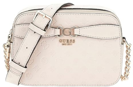 GUESS Arlena Camera Crossbody Bag Taupe Logo