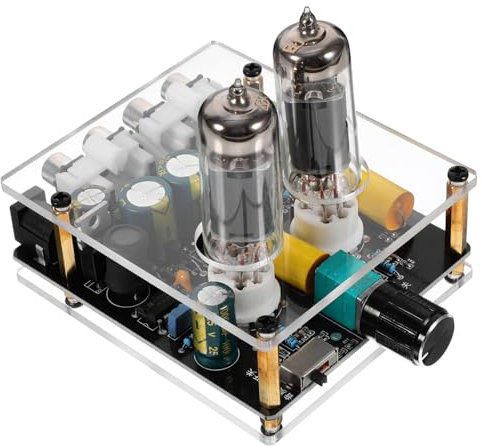 Hemobllo Amplificador De Preamplificador De Válvula Electrónica Hi-fi Tocadiscos Preamplificador Estéreo DIY para Cine Instalación y Sonido Excepcional
