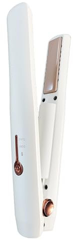 Cordless Mini Hair Straightener, Rechargeable Travel Flat Iron, Ceramic Portable Straightener Iron with 3000mA Battery, Anti-Scald 2-Level Adjust Temp, Travel Size