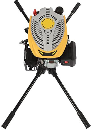 3.2KW 8HP Heavy Duty Earth Digging Machine 173cc 4 Stroke Post Hole Digger Petrol Earth Auger 3600RPM with 4 Handles Air Cooling System Torque 9.0Nm Fuel Tank 1L