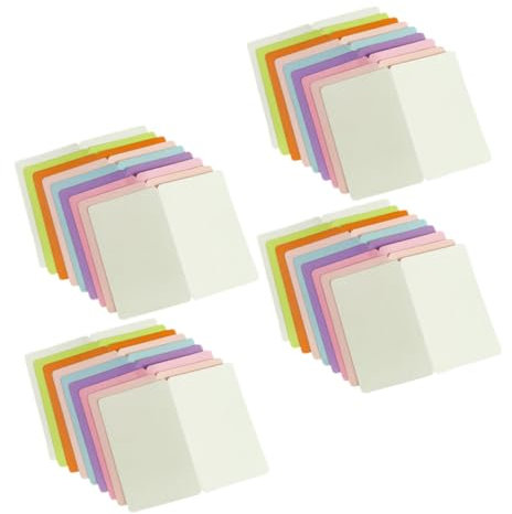 Happyyami 50 Stück Blanko Grußkarten Multifunktions Papierkarten aus Kraftpapier Selbstgemacht Geschenkkarten für Festivals Hochzeitseinladungen und Danksagungen
