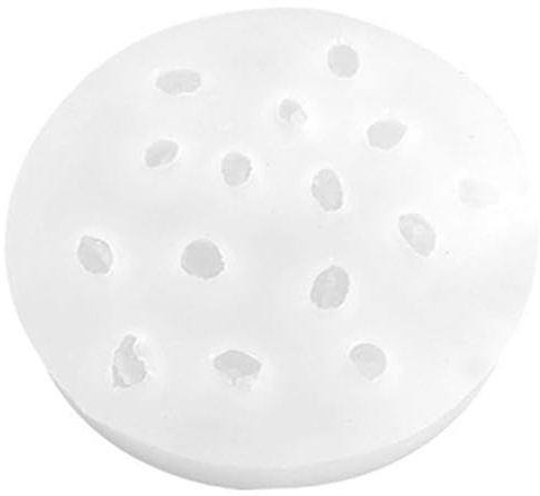 Silikonformen zum Backen, 2, 8 '' Durchmesser Kaffeebohnen Silikon Backform, leicht zu reinigende realistische Kaffeebohnenform für Kerzen, Seifen und Pralinen