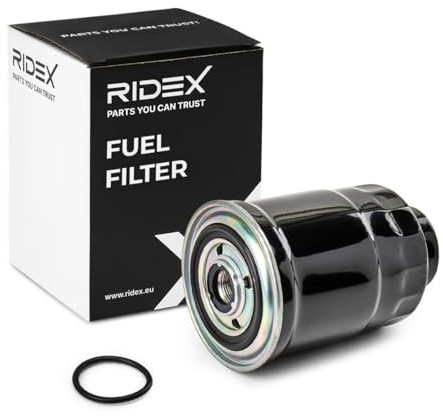 RIDEX 9F0038 Kraftstofffilter Line Filter Kompatibel mit MITSUBISHI PAJERO IV V8W, V9W 0K46723570 1041296 12185755710