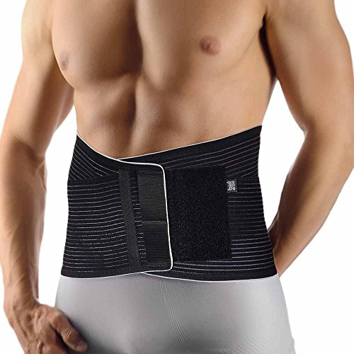 Bort VarioBasic Rückenbandage Lendenwirbel Rücken Stütze Bandage elastisch, schwarz, M