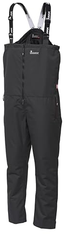 DAM ARX Thermo Lätzchen und Hosenträger, Angelbekleidung, Anglerlätzchen, Unisex, Dunkelgrau, Extra groß