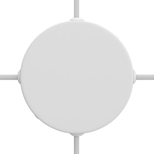 BOÎTE DE DÉRIVATION EN MÉTAL Ø100 MM 4 TROUS LATÉRAUX