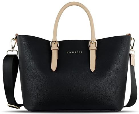bugatti Ella Shopper Handtasche für Damen M, Damenhandtasche, Schultertasche