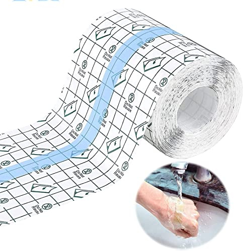 Pflaster Wasserfest, 10cm x 10m Wasserdicht Transparent Bandage | Duschpflaster Wasserfest, Duschpflaster Pflaster Rolle,Tattoo Folie Transparent,Tattoo Pflaster Wasserdicht zum Sport Duschen