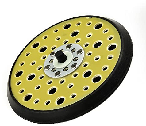 Lijadora Almohadilla de lijado Orbital Pulido Gancho y Loop Pad Rotativo 150mm 54Holes Gancho y Loop Pad 5/16 Rosca Densidad Media