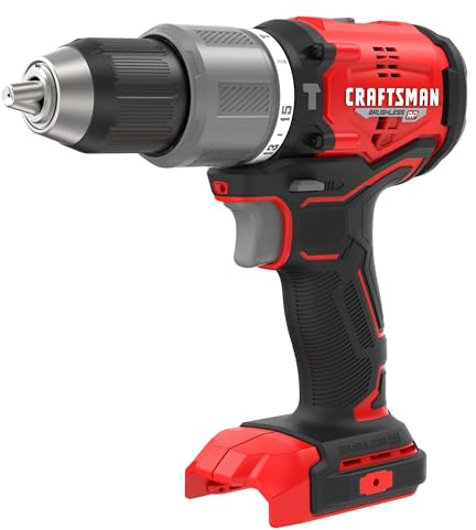 CRAFTSMAN V20 Cordless Hammer Drill, 1/2 inch, Bare Tool Only (CMCD732B)