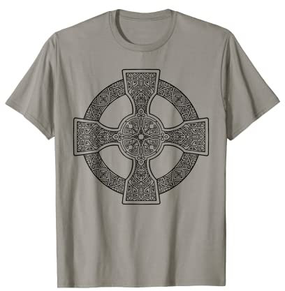 Keltisches Kreuz Mandala Henna Tattoo - Irish Gothic Bohemian T-Shirt