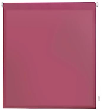 Decorblind | EasyFix Rollo lichtdurchlässig ohne Werkzeug und ohne Bohren, Rollo: 37 x 180 cm Breite x Länge/Maße Stoff: 34 x 175 cm, Lila glatt, Jalousie für Fenster