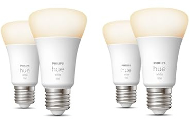Philips Hue - 2er Pack Philips E27 Lampe A60 Doppelpack - 1100lm