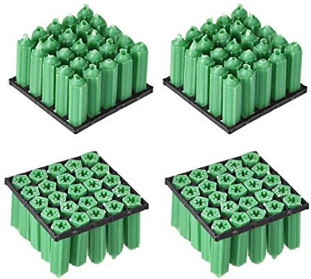 XYWHPGV 8X28mm Haushalt Mauerwerk Kunststoffschrauben Expansionsrohr Befestigungen Wandanschluss Grün 100 Stück(43df3 74879 2ed29 d7040 2c5f4 66ba8