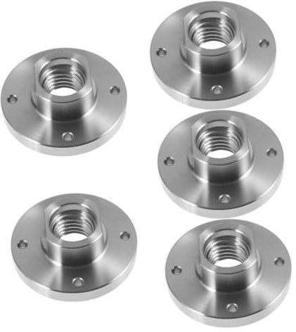 DOITOOL Adaptateur De À Bois Mandrin De Plaque Frontale Pour Outils De Ensemble D'accessoires De Travail Du Bois Robustes 5 Pièces