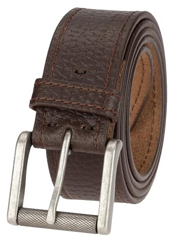 Wrangler Herren-Ledergürtel für Jeans, Braun, 40
