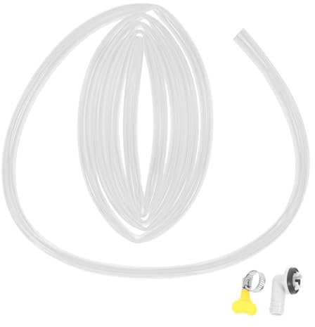 BUGUUYO Air Conditioning Drain Hose Kit Drainage with Elbow Fitting Material for Outdoor Unit Efficiency Easy Installation Leak Design