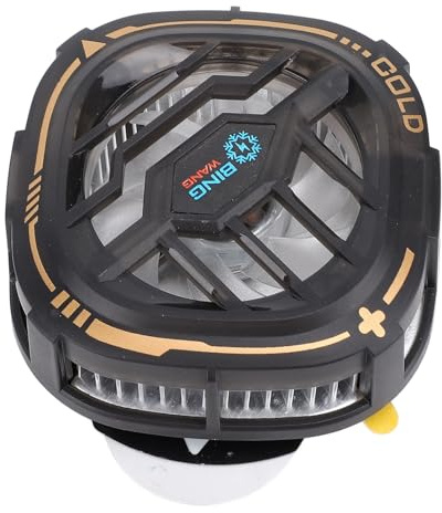 Qcwwy Portable Magnetic Phone Radiator, Portable 5000RPM High Speed Magnetic Cellphone Cooling Fan for Gaming Graphics Cards Tablets Mobiles Devices 62x 25mm