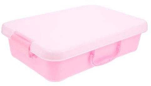 Kisangel Caja De Arena Portátil con Tapa Bandeja De Arenero para Juguete Caja De Almacenamiento para Exteriores
