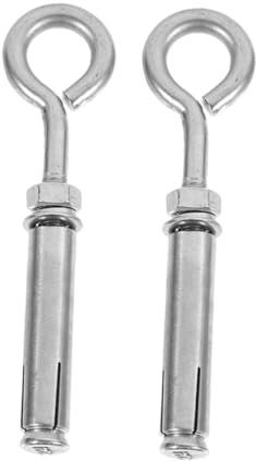 Alipis 2piezas Pernos De Expansión Para Pared De Concreto Tornillos De Expansión Resistentes Gancho Anclajes De Pared De Hormigón Para Paredes De Ladrillo