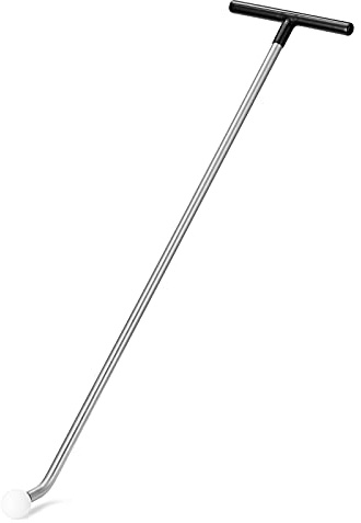 Walmeck Large Length Range Paintless Dent Crowbars, Wide Application, Fitted Grips Work Easier, Different Replacement Heads to Solve Your Needs
