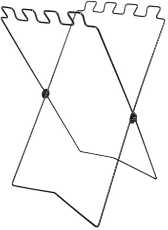 Manolyee Support pour Sacs Poubelle,Support Pliable en Métal pour Sacs à Ordure Jardin - Réglable Pour Déchets Adapté Cuisine Jardin Balcon Camping Buanderie