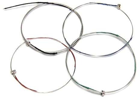 LIUZIKUN Set Completo di 4 Corde per Violino universali Eadg, Corde universali con Anima in Acciaio, Corde per Violino per Strumenti a Violino da 3/4 e 4/4
